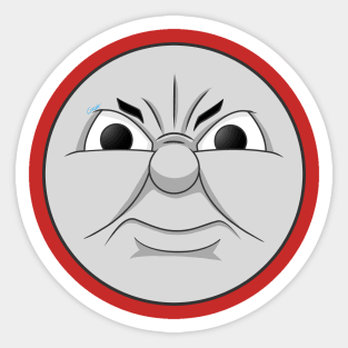 James angry face Sticker